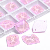 Electric Neon Light Rose Cosmic Shape High Quality Glass Sew-on Rhinestones WholesaleRhinestone